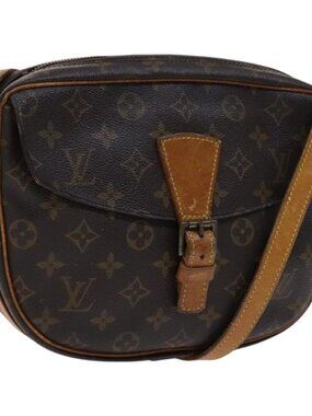 LOUIS VUITTON Monogram Jeune Fille GM Shoulder Bag M51225 LV Auth MX177